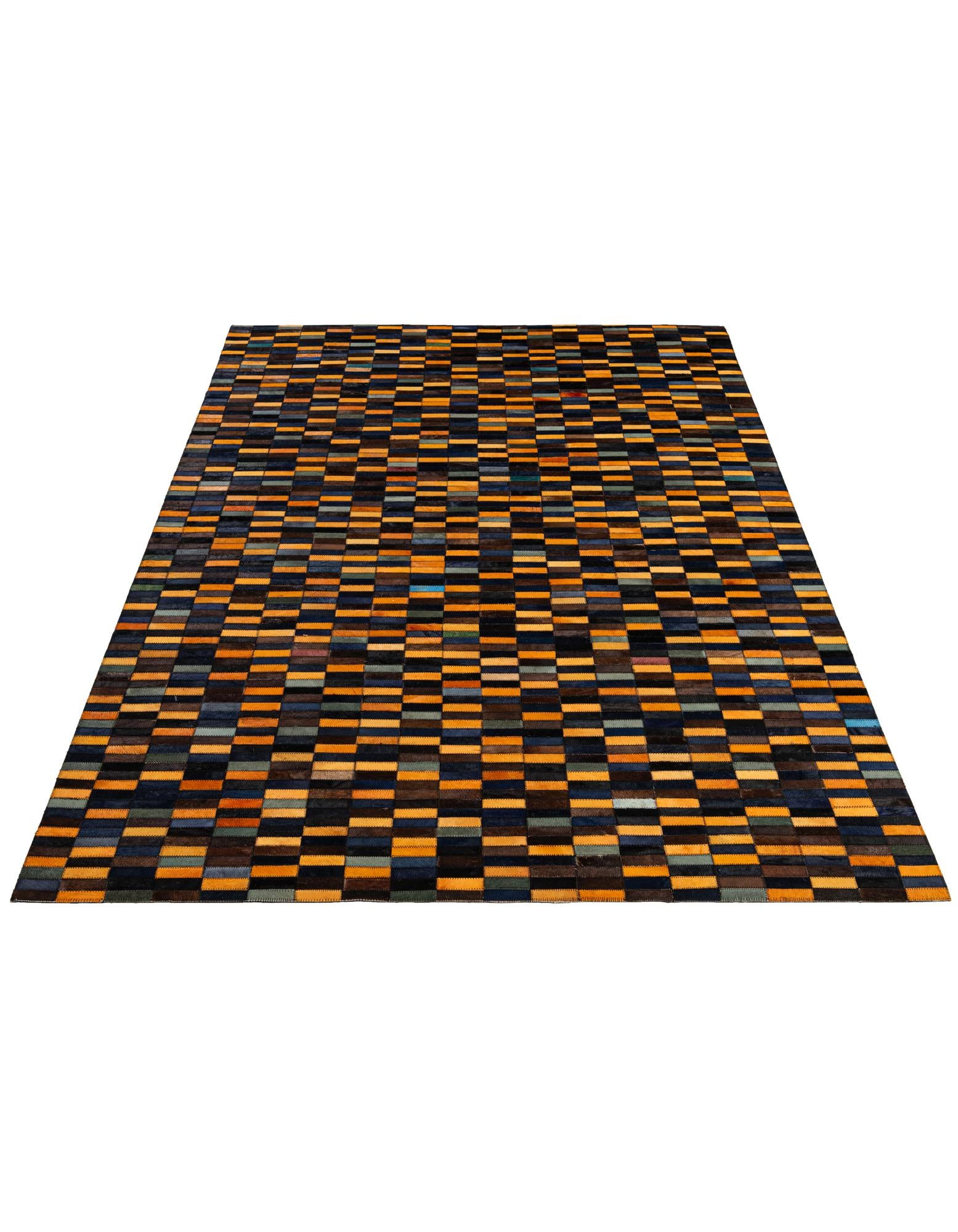 5' x 8' 1 Cowhide - Patchwork Rug
