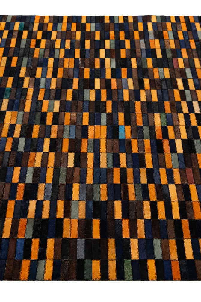5' x 8' 1 Cowhide - Patchwork Rug