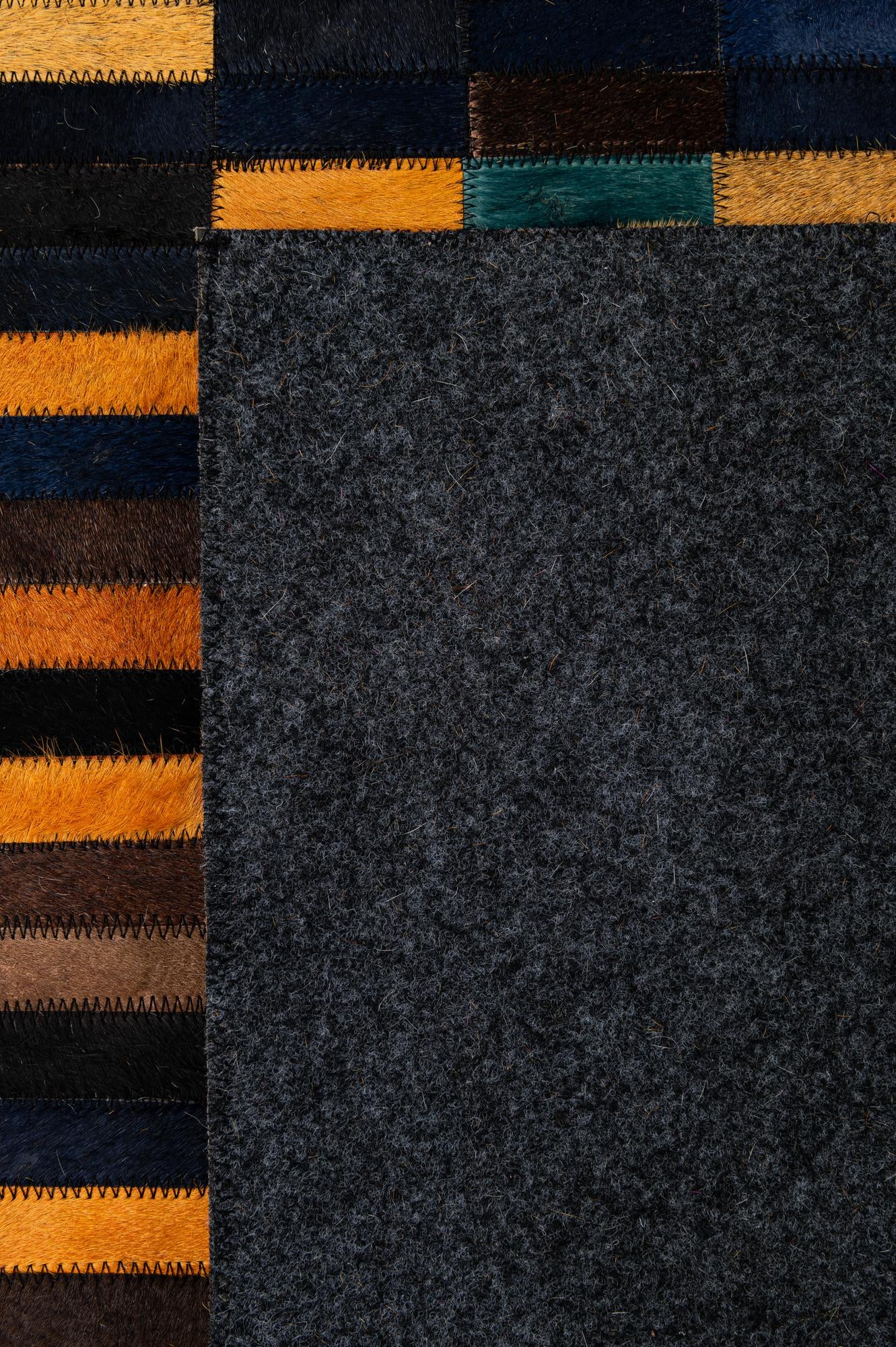 5' x 8' 1 Cowhide - Patchwork Rug