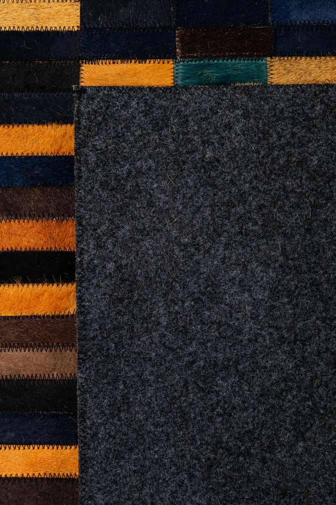 5' x 8' 1 Cowhide - Patchwork Rug