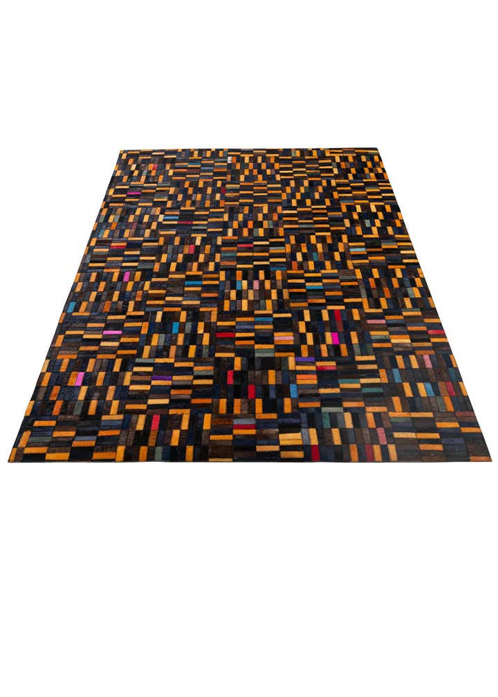 5' 1 x 7' 11 Cowhide - Patchwork Rug