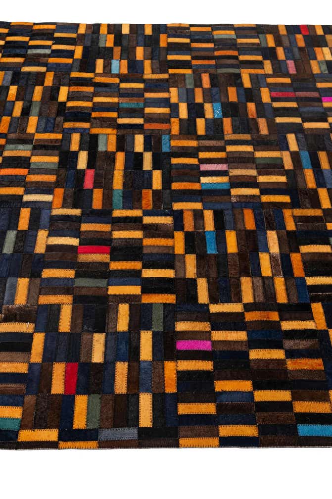 5' 1 x 7' 11 Cowhide - Patchwork Rug