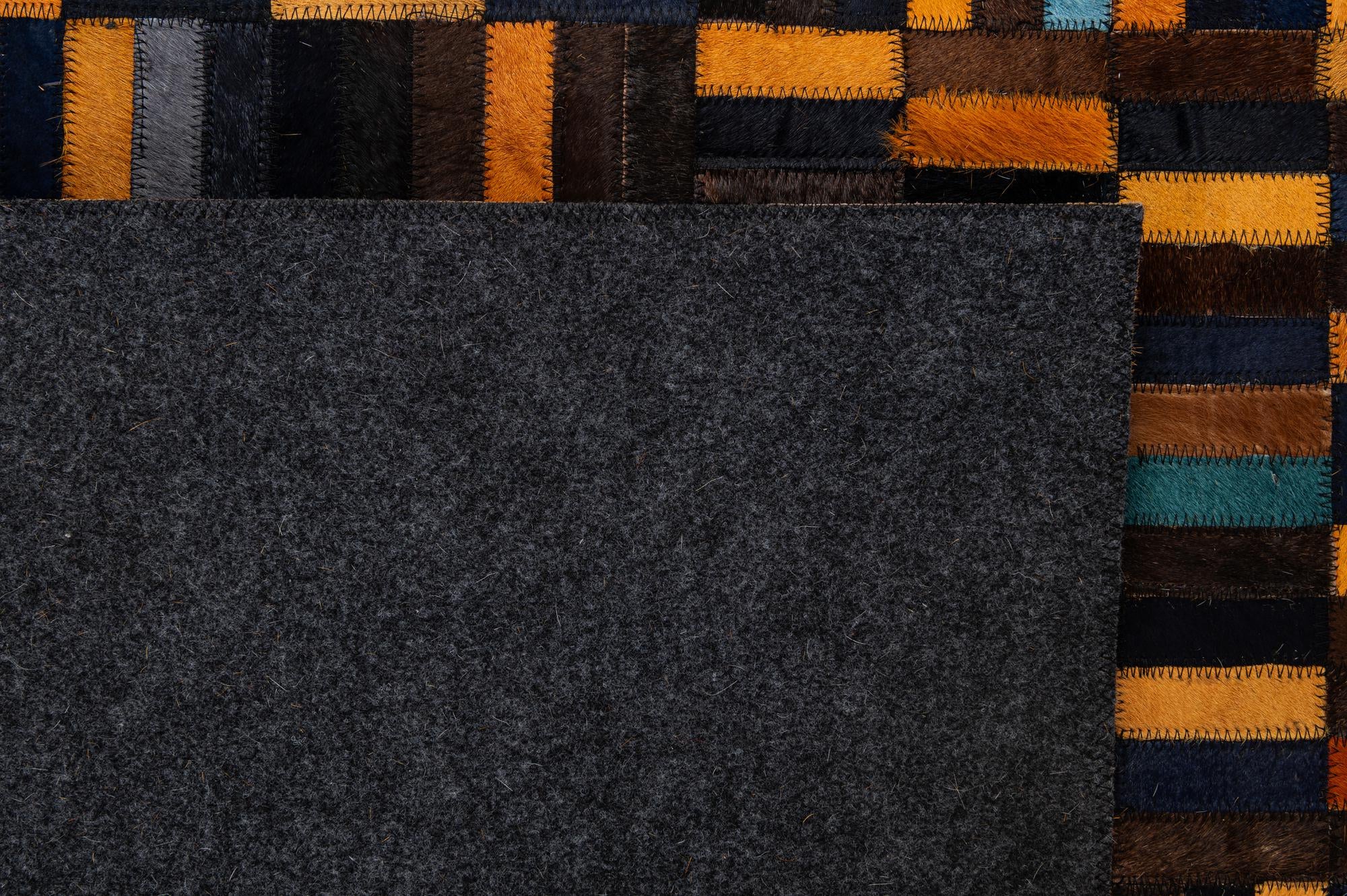 5' 1 x 7' 11 Cowhide - Patchwork Rug