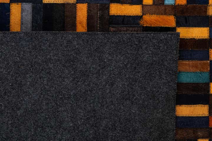 5' 1 x 7' 11 Cowhide - Patchwork Rug