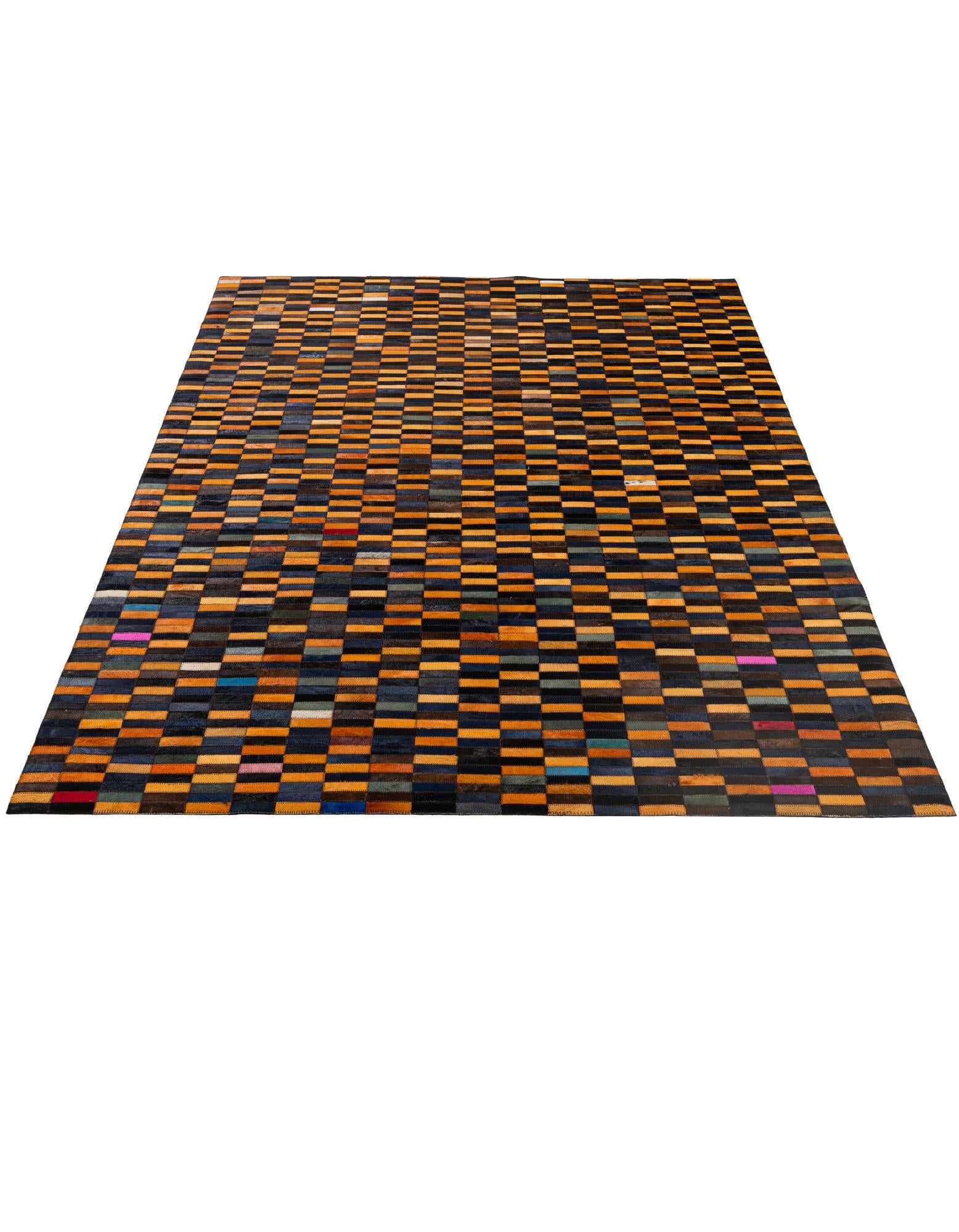 5' 3 x 7' 11 Cowhide - Patchwork Rug