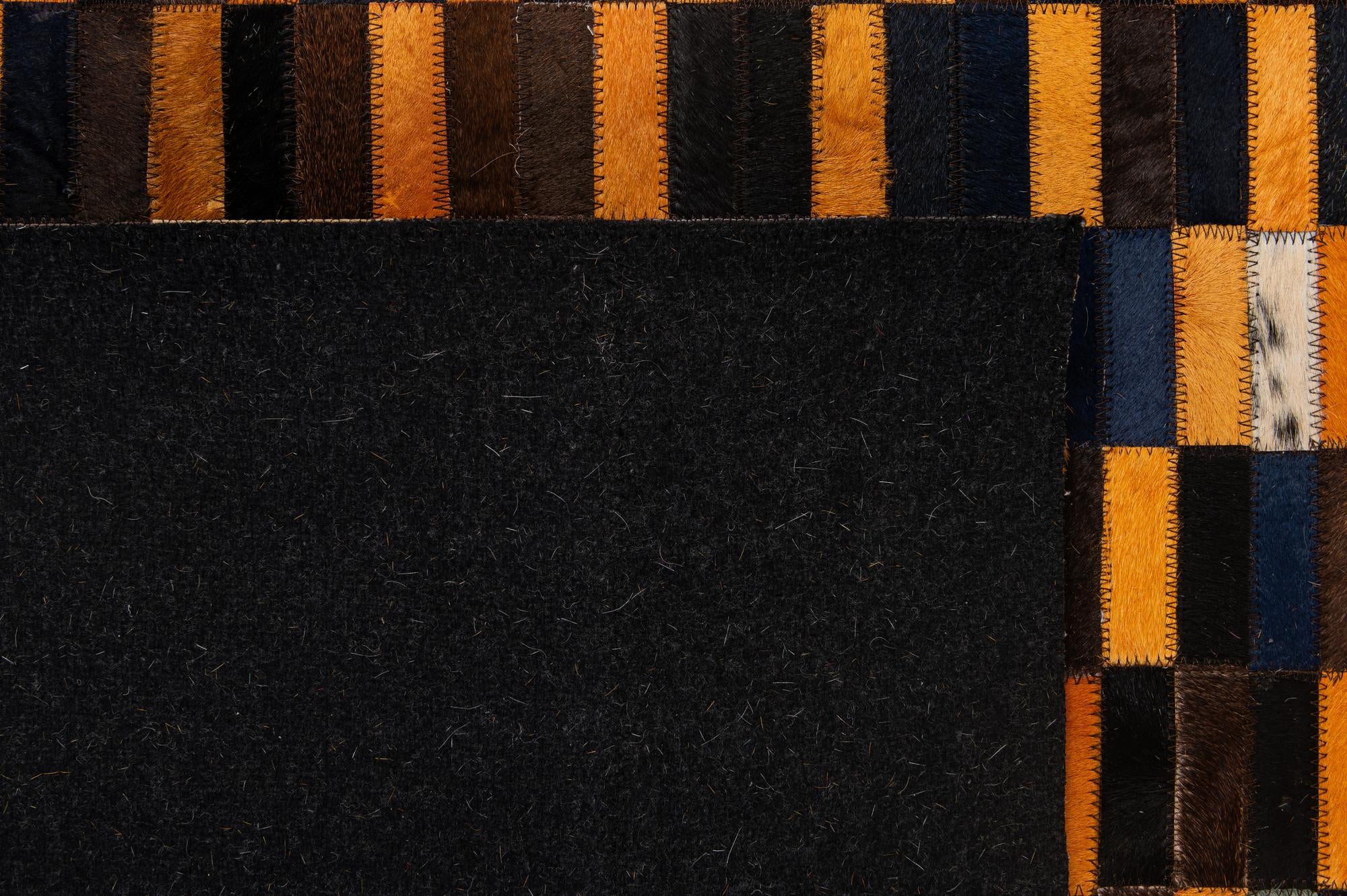 5' 3 x 7' 11 Cowhide - Patchwork Rug
