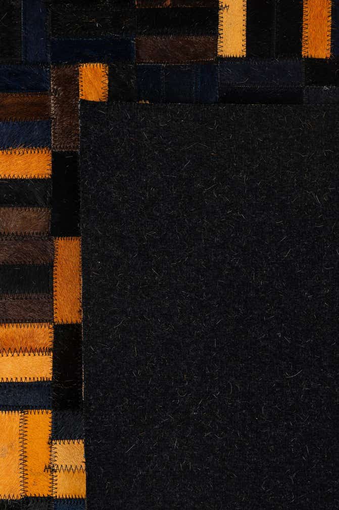 4' 11 x 7' 11 Cowhide - Patchwork Rug