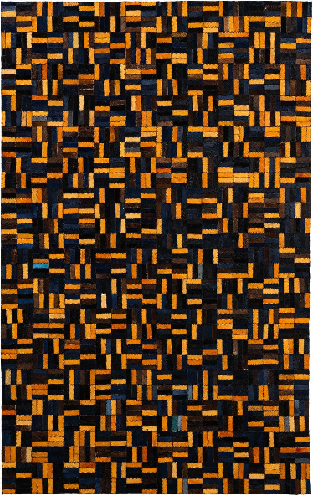 4' 11 x 7' 11 Cowhide - Patchwork Rug