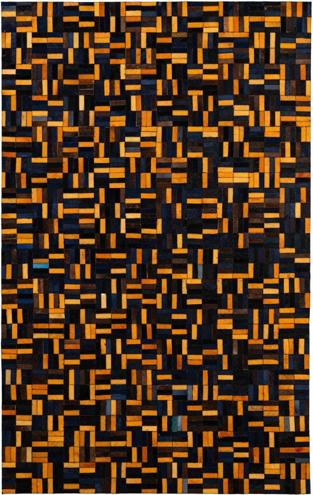 4' 11 x 7' 11 Cowhide - Patchwork Rug