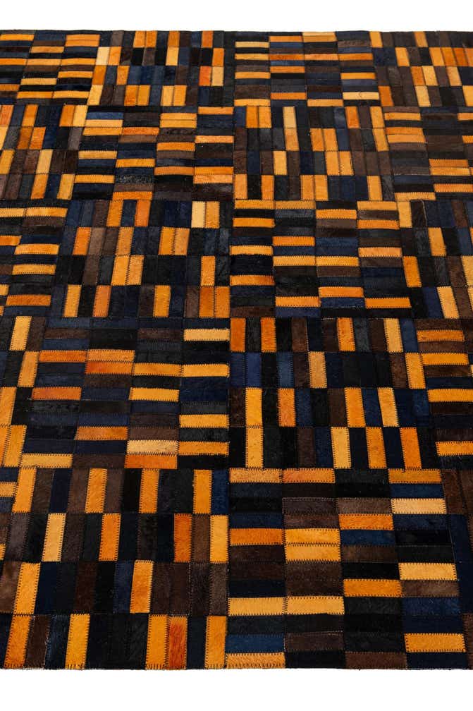 5' x 7' 11 Cowhide - Patchwork Rug