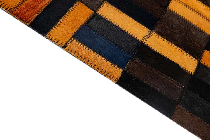 5' x 7' 11 Cowhide - Patchwork Rug