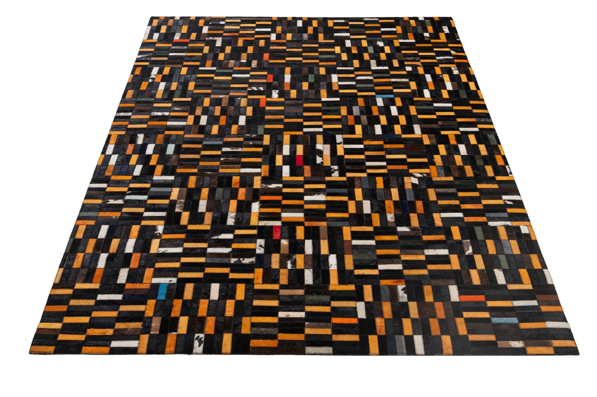 5' x 7' 11 Cowhide - Patchwork Rug