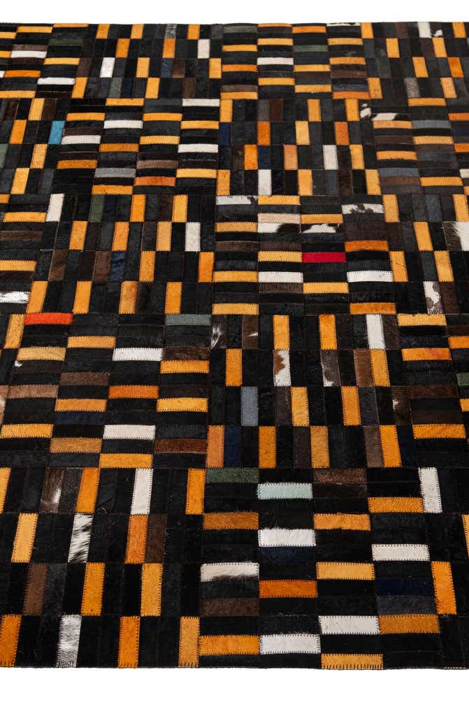 5' x 7' 11 Cowhide - Patchwork Rug