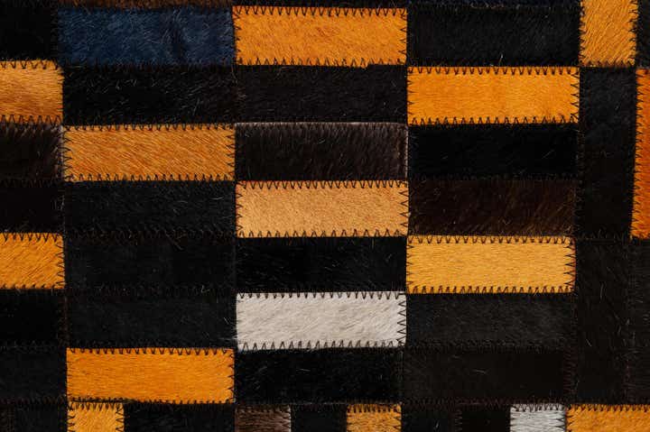 5' x 7' 11 Cowhide - Patchwork Rug