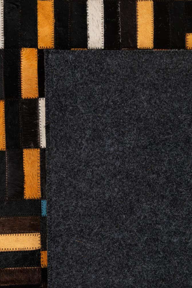 5' x 7' 11 Cowhide - Patchwork Rug