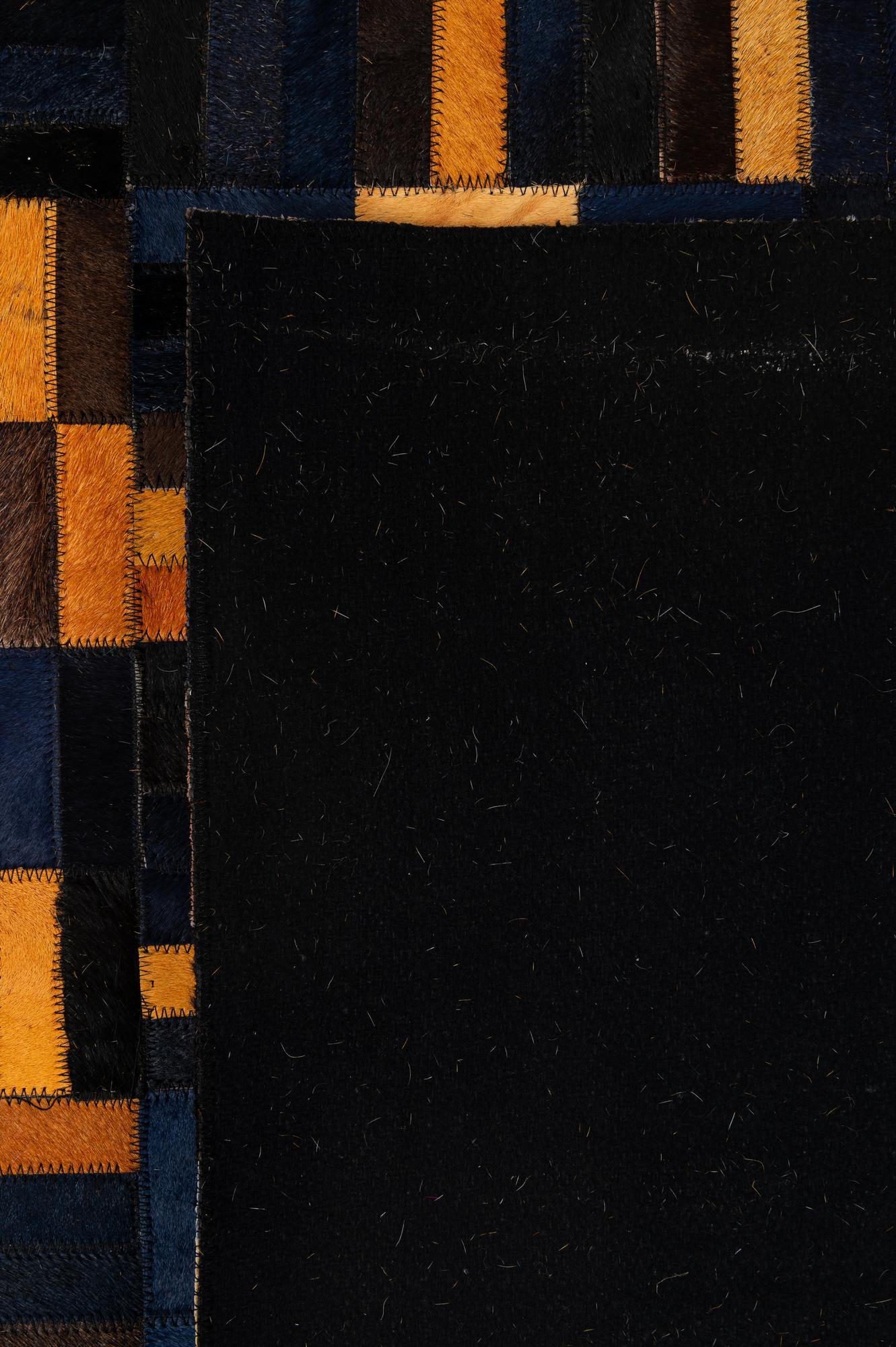 5' x 7' 11 Cowhide - Patchwork Rug