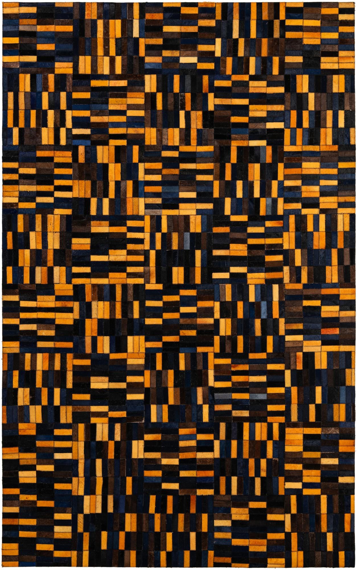 5' x 7' 11 Cowhide - Patchwork Rug