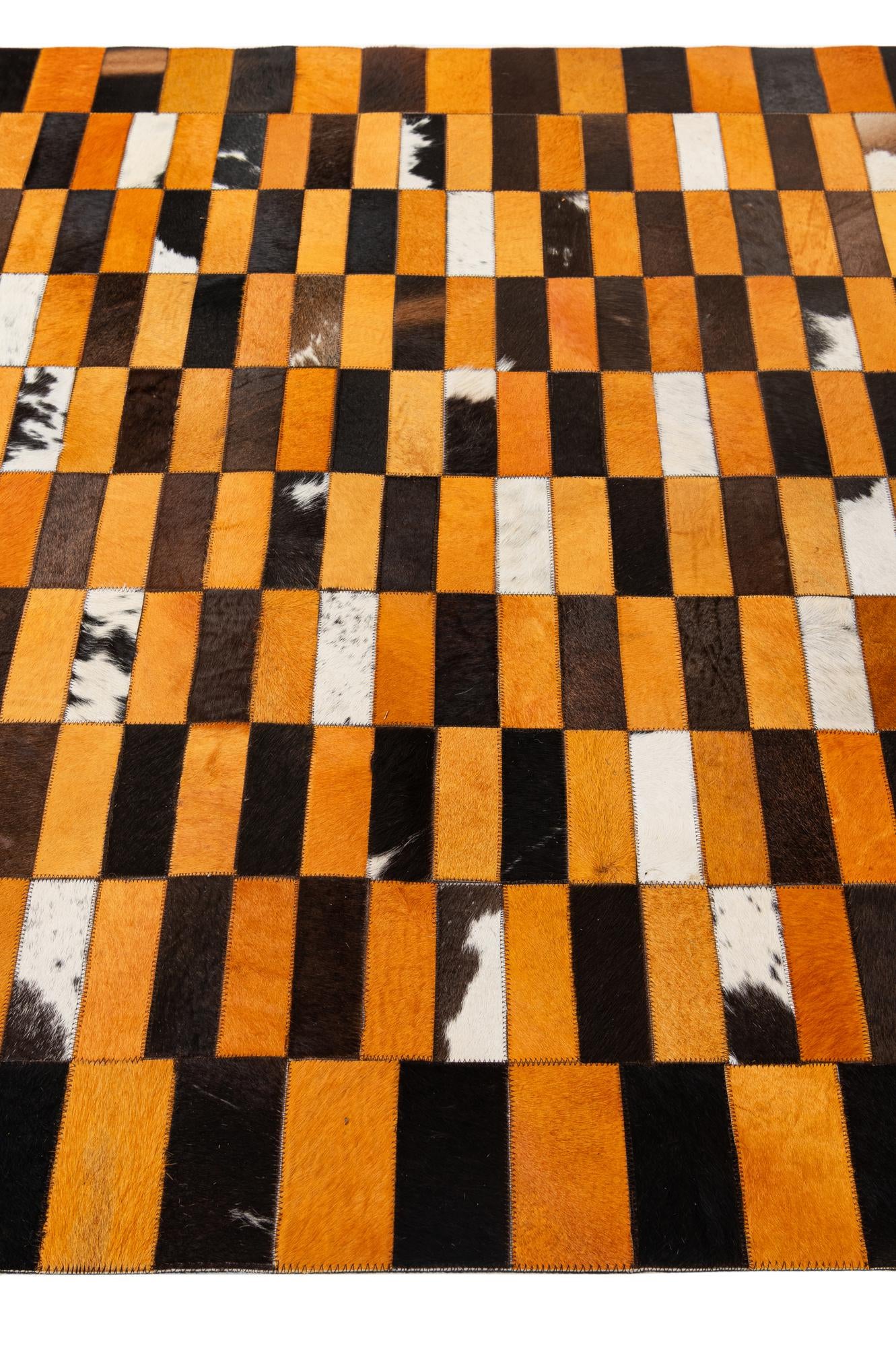 5' 1 x 7' 11 Cowhide - Patchwork Rug