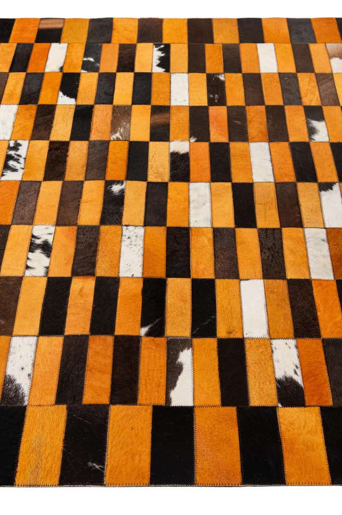 5' 1 x 7' 11 Cowhide - Patchwork Rug