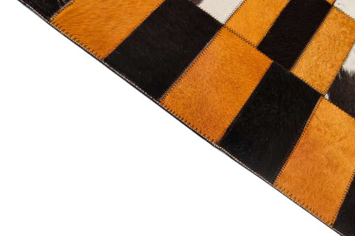 5' 1 x 7' 11 Cowhide - Patchwork Rug