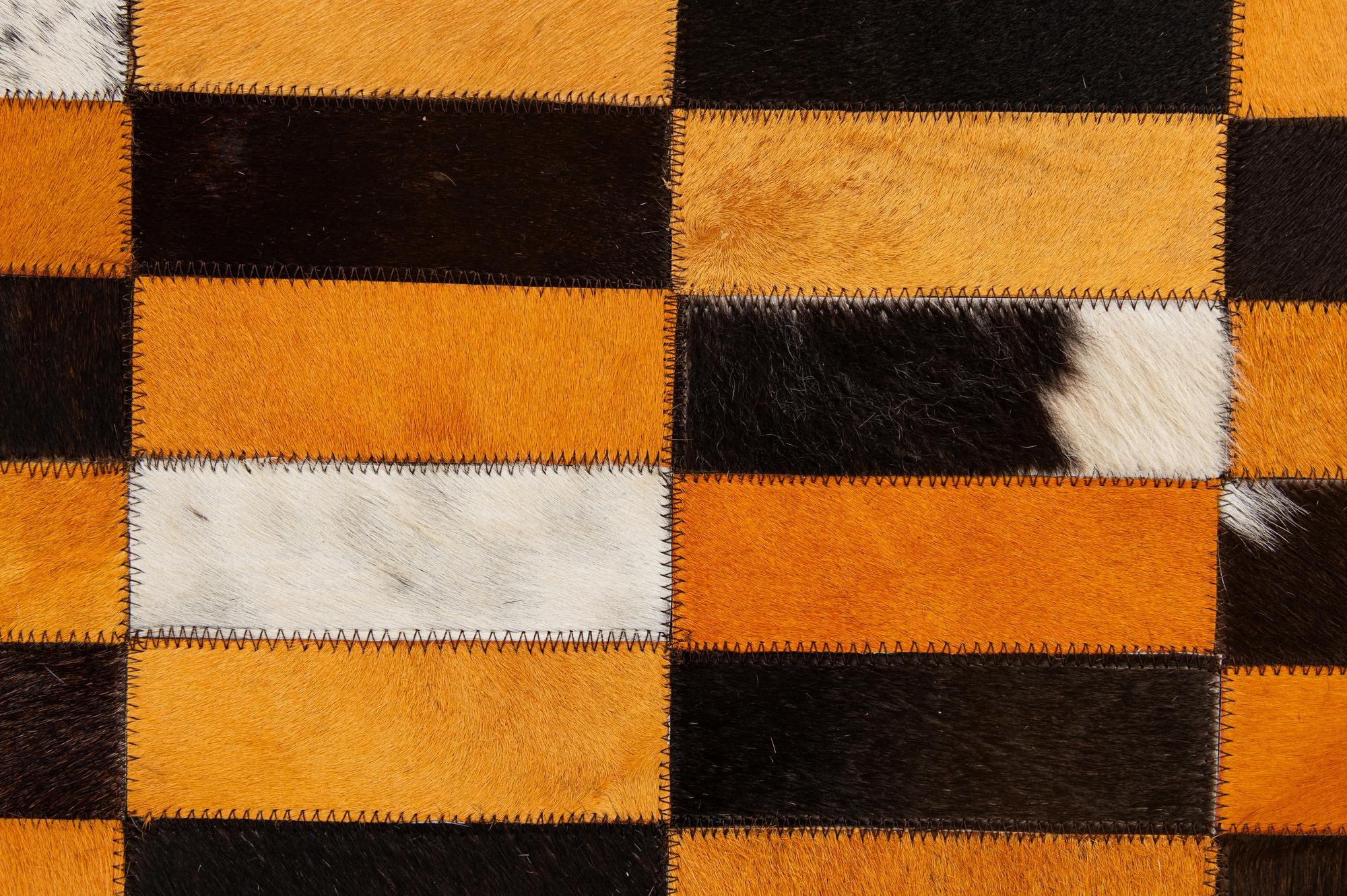 5' 1 x 7' 11 Cowhide - Patchwork Rug