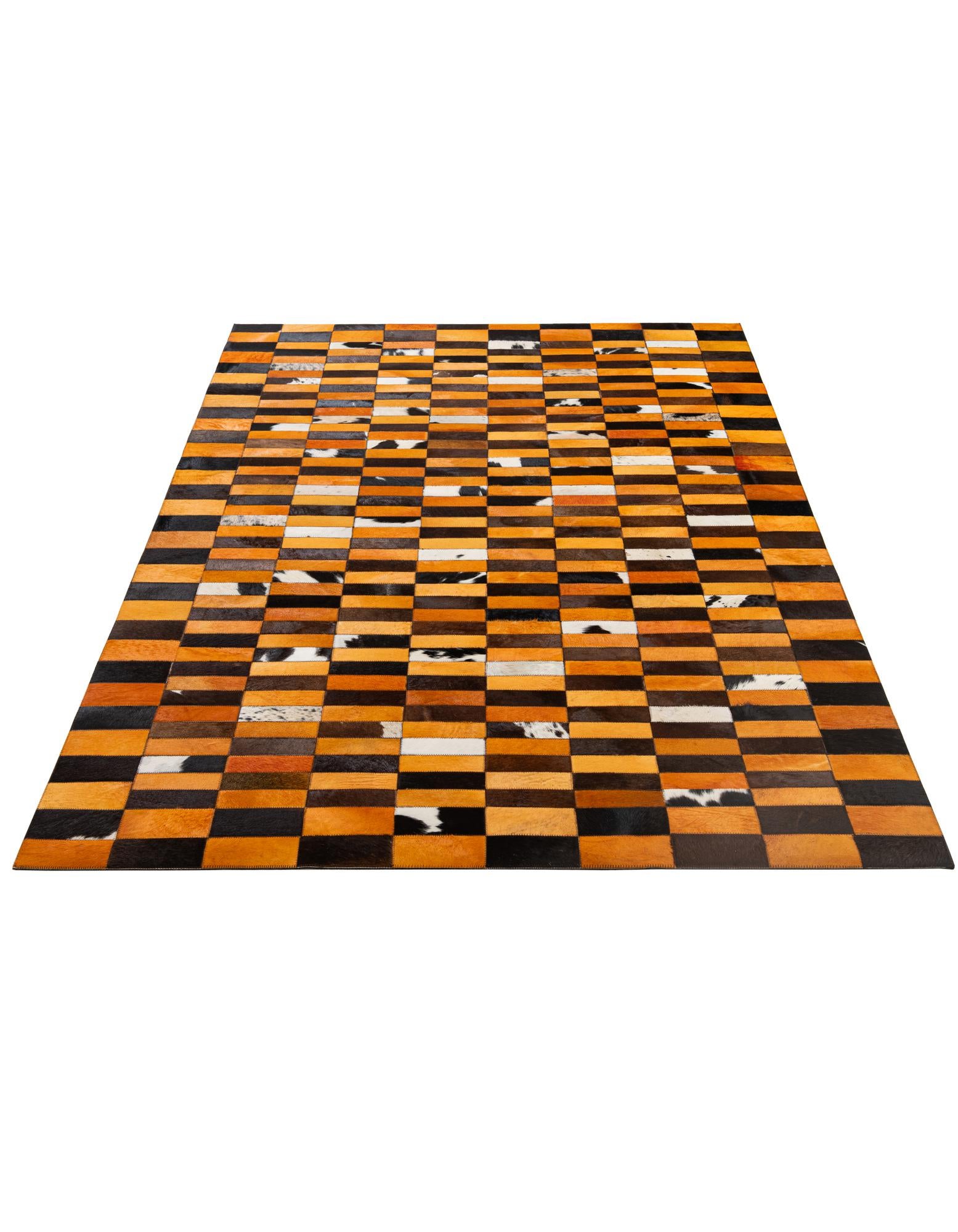 5' 1 x 7' 11 Cowhide - Patchwork Rug
