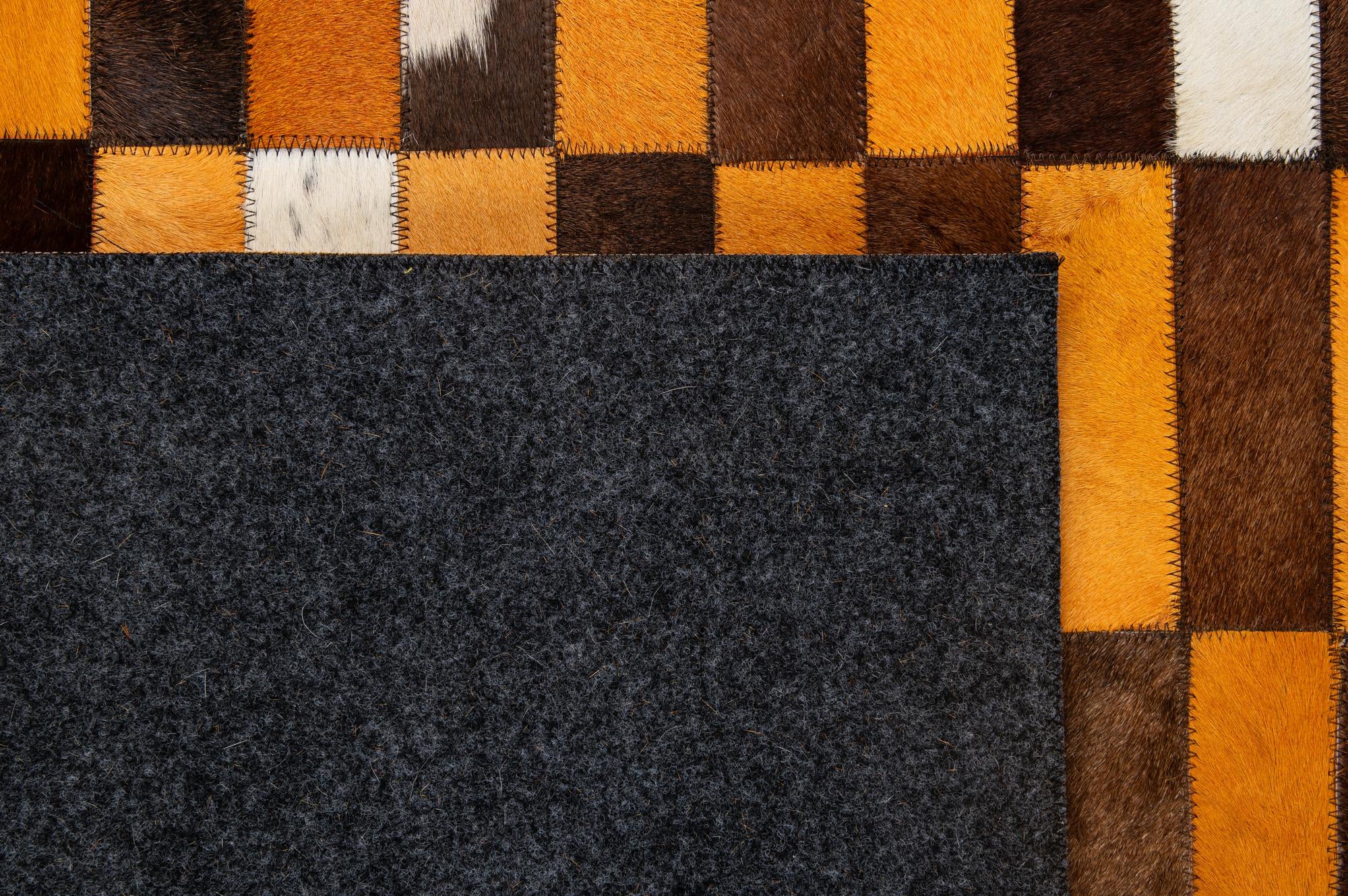 5' 1 x 7' 11 Cowhide - Patchwork Rug