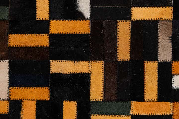 5' x 8' Cowhide - Patchwork Rug