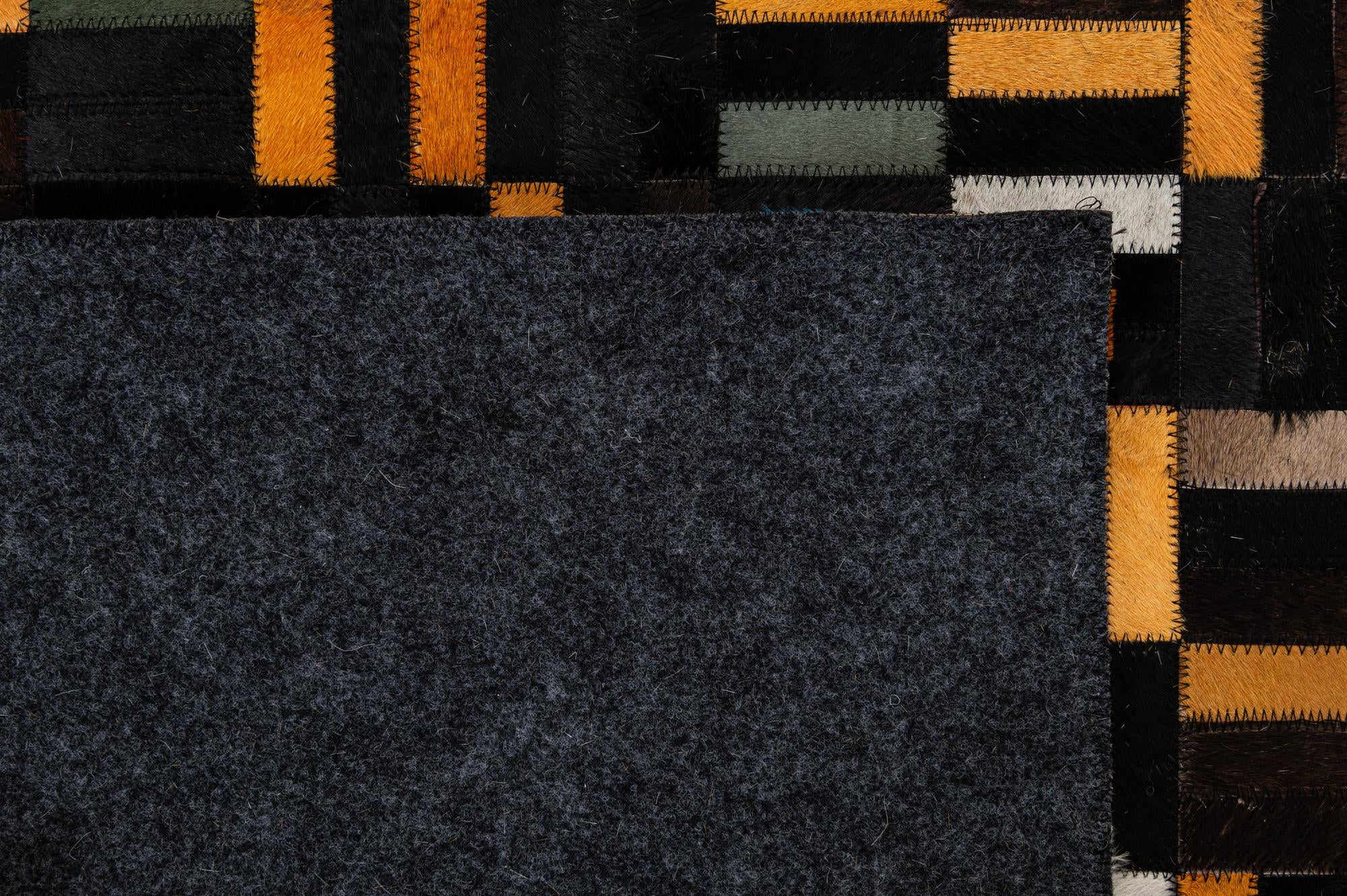 5' x 8' Cowhide - Patchwork Rug