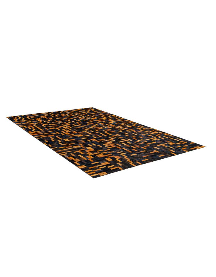 Detail image of 5' x 7' 11 Cowhide - Patchwork Rug