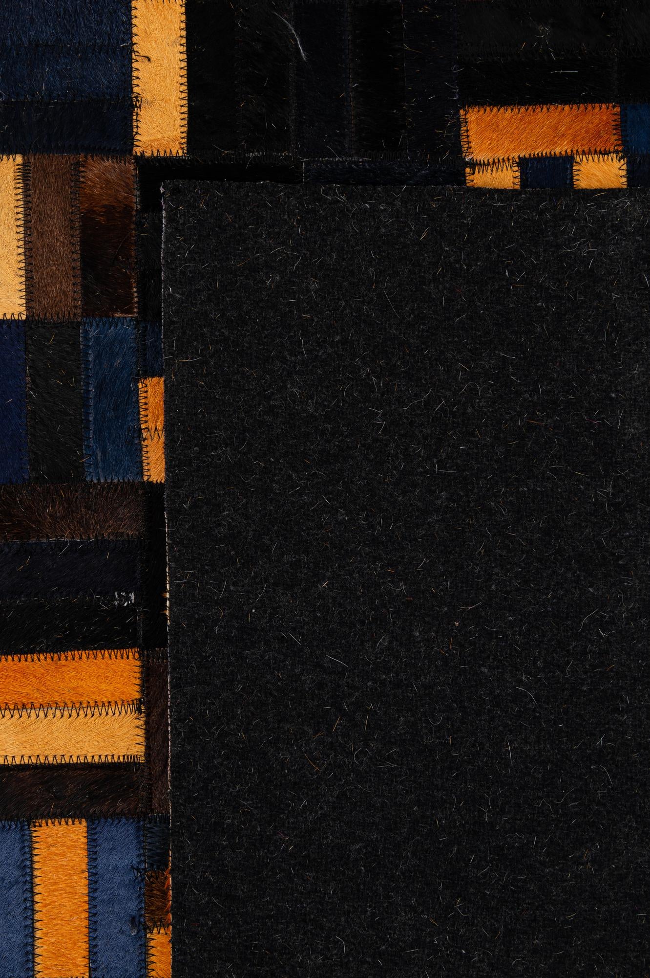 5' x 7' 11 Cowhide - Patchwork Rug