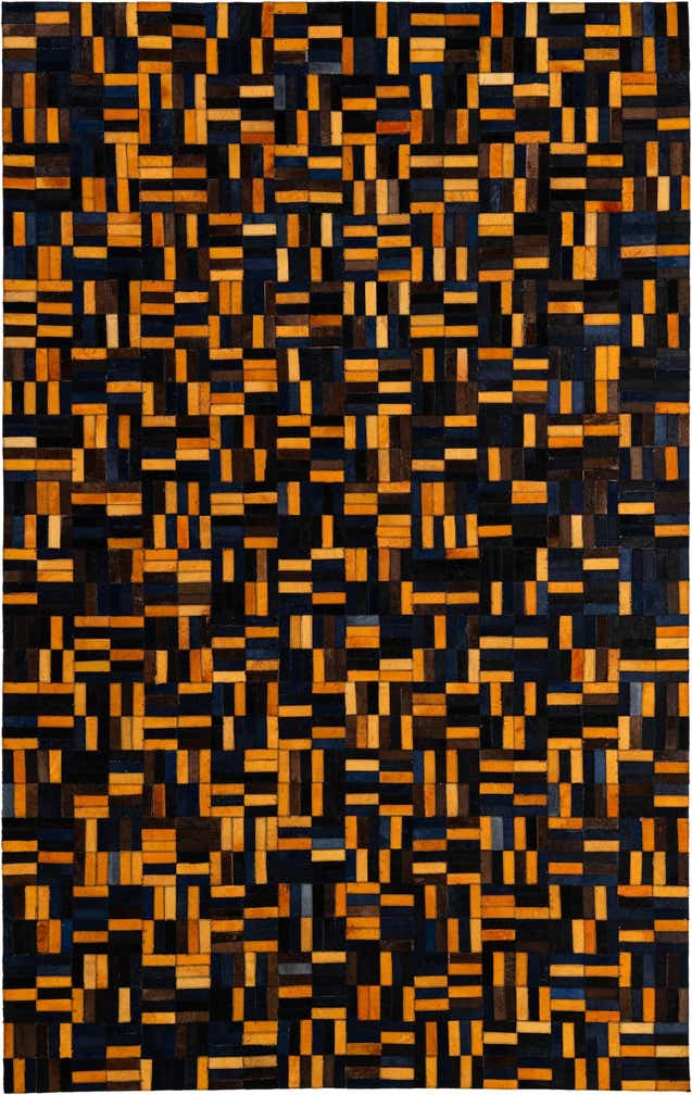 5' x 7' 11 Cowhide - Patchwork Rug