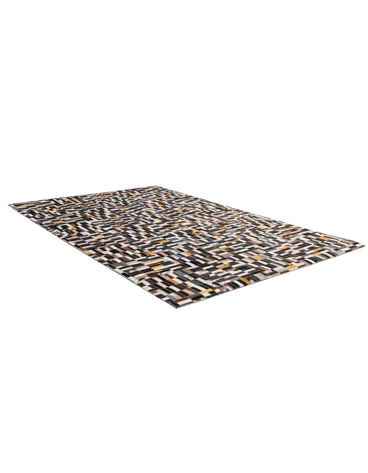 Detail image of 5' x 8' Cowhide - Patchwork Rug