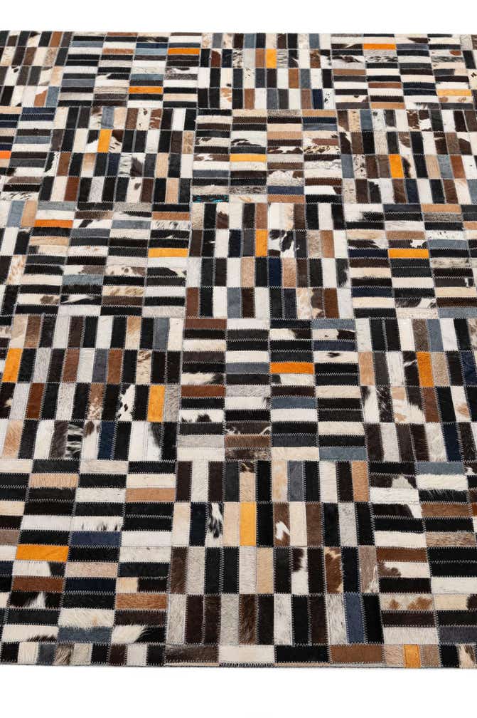 5' x 8' Cowhide - Patchwork Rug