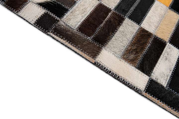 5' x 8' Cowhide - Patchwork Rug