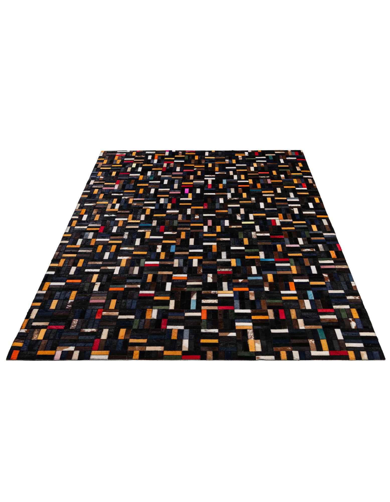 5' 1 x 8' Cowhide - Patchwork Rug