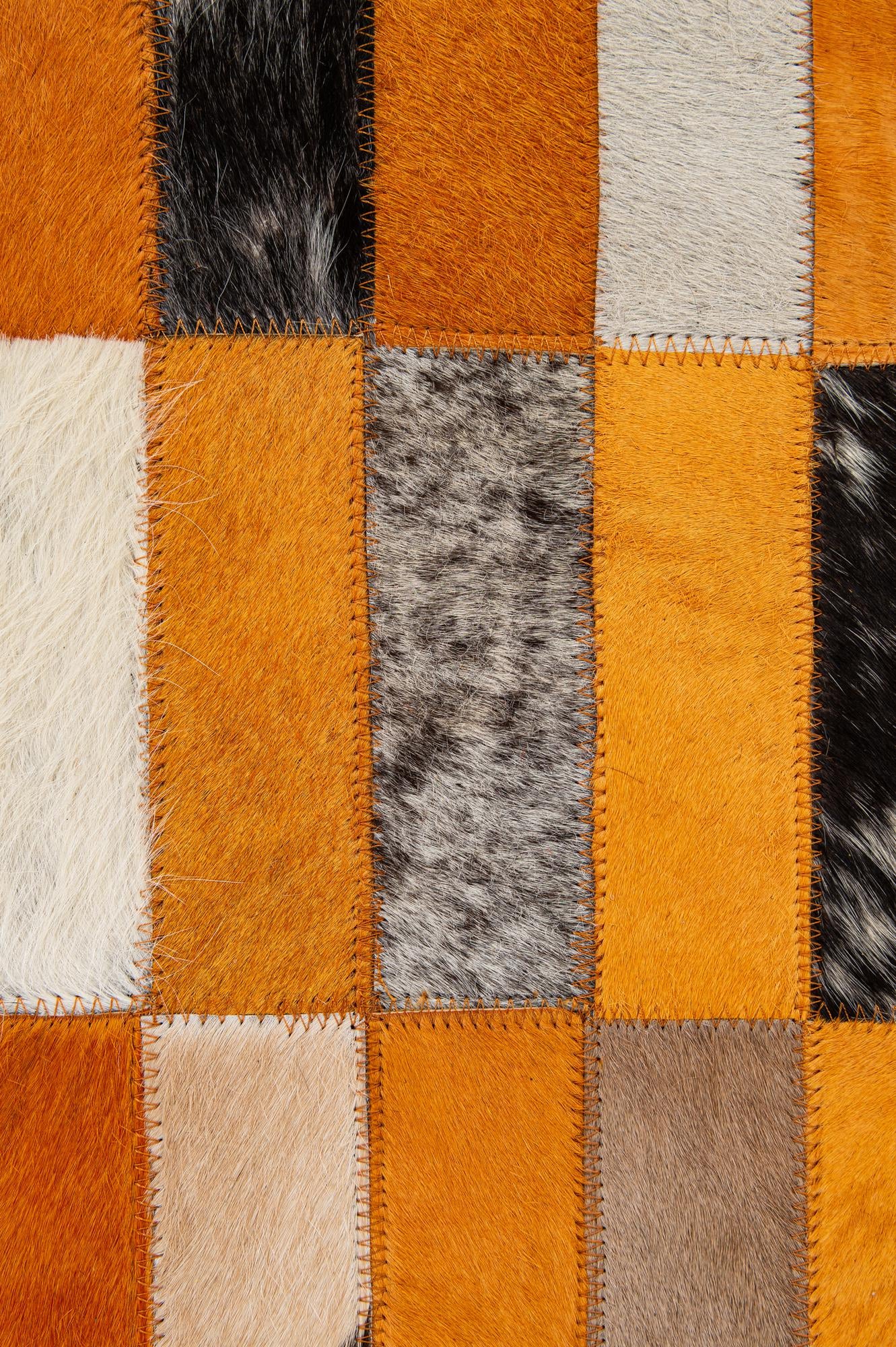 5' x 8' Cowhide - Patchwork Rug
