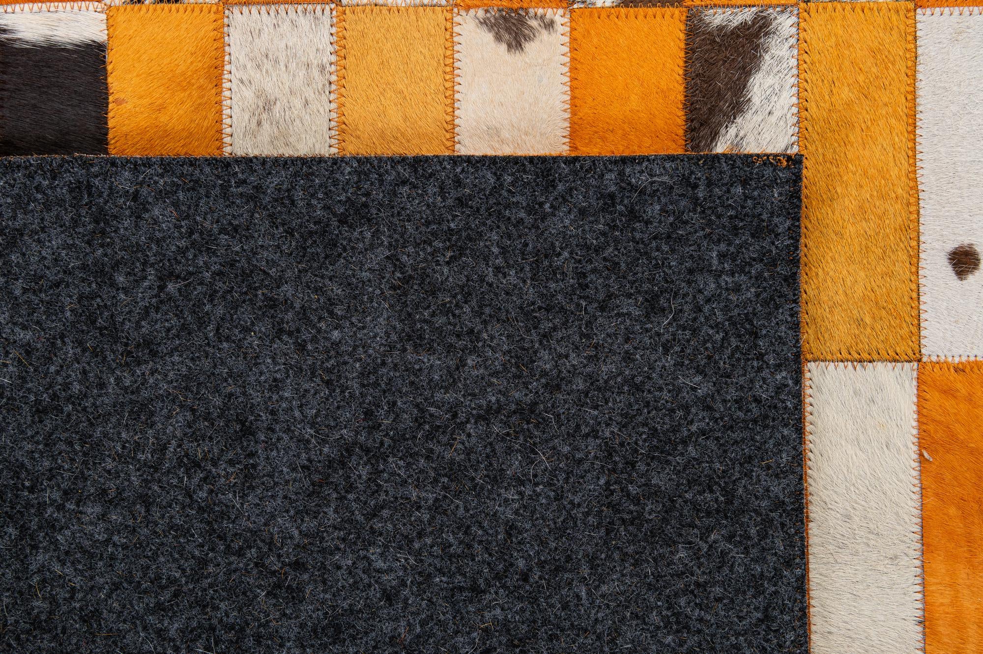 5' x 8' Cowhide - Patchwork Rug