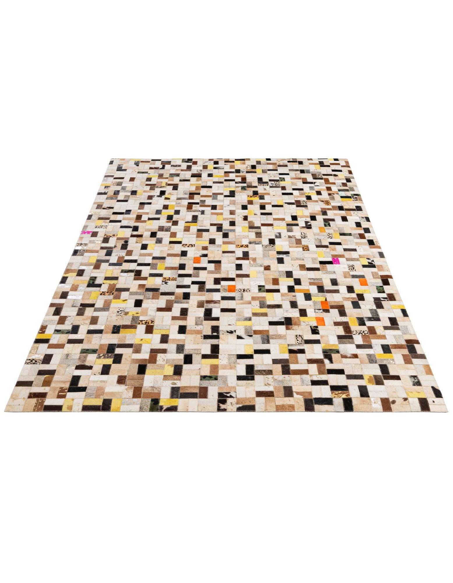 5' x 8' Cowhide - Patchwork Rug