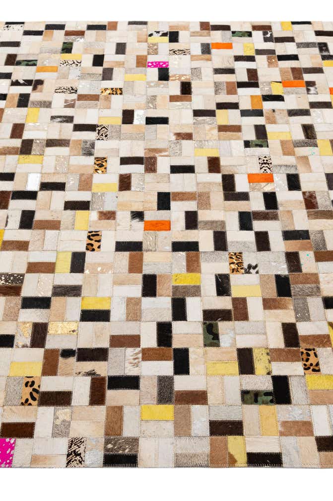 5' x 8' Cowhide - Patchwork Rug