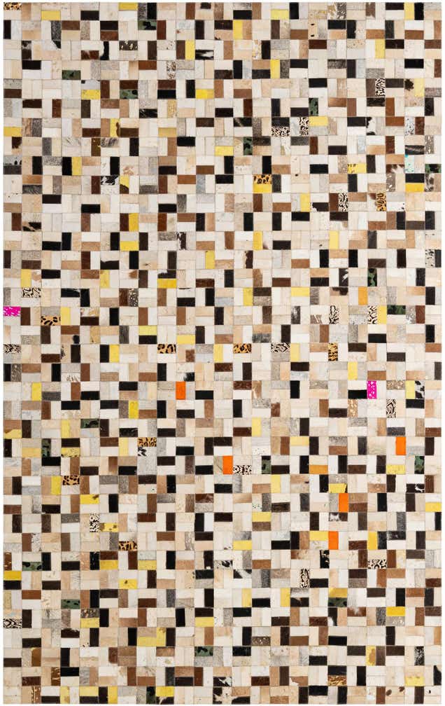 5' x 8' Cowhide - Patchwork Rug