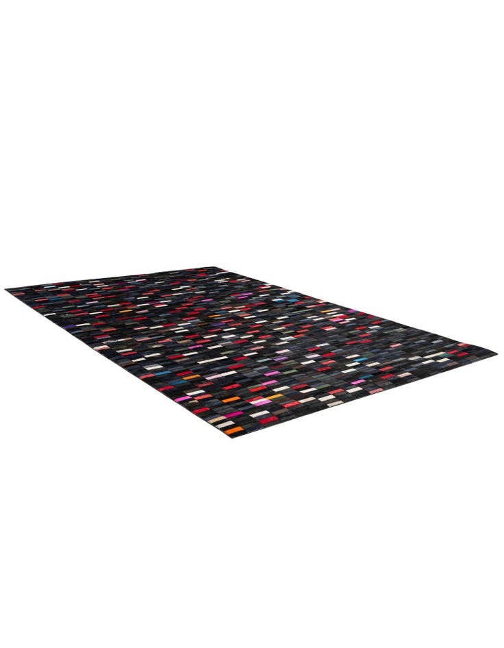 Detail image of 5' 2 x 8' Cowhide - Patchwork Rug