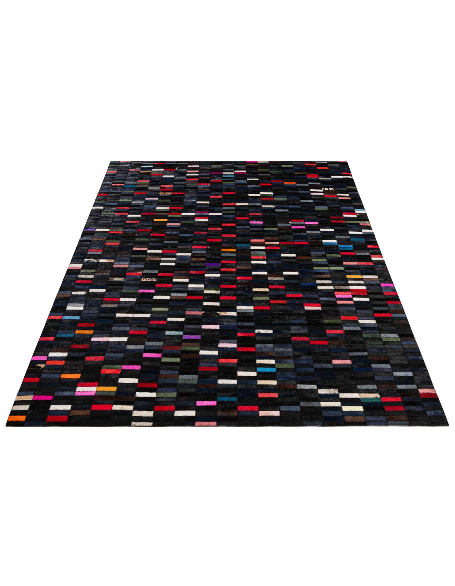 5' 2 x 8' Cowhide - Patchwork Rug