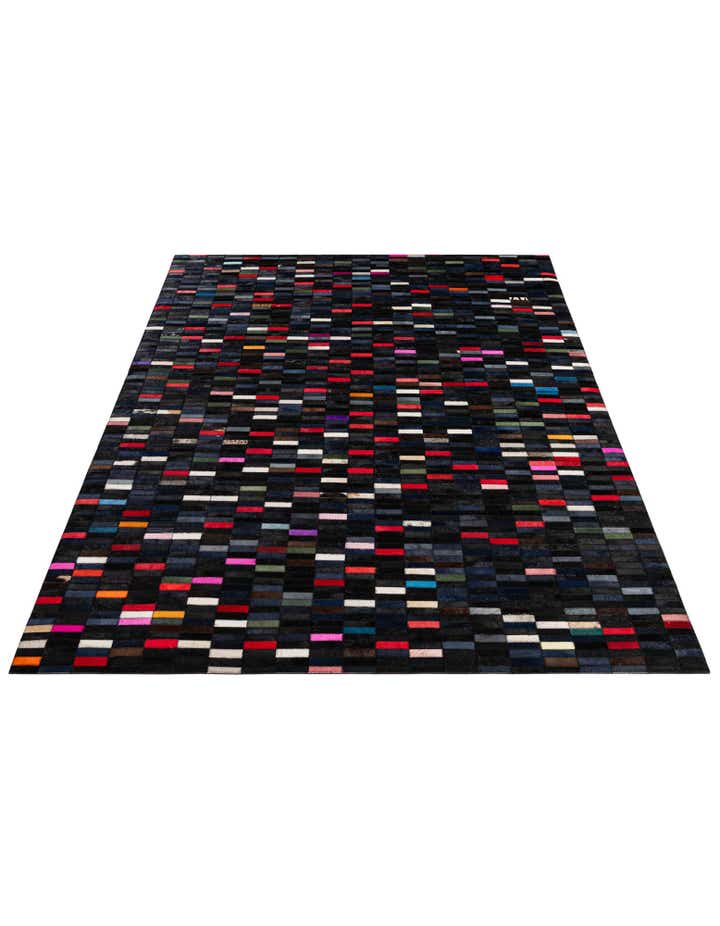 5' 2 x 8' Cowhide - Patchwork Rug