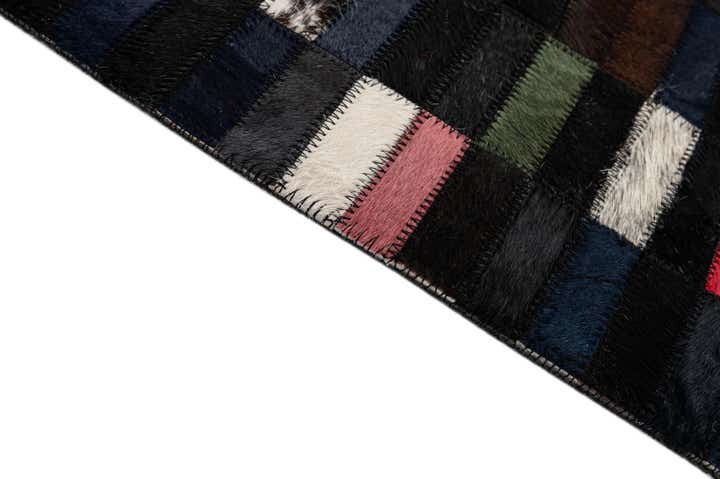 5' 2 x 8' Cowhide - Patchwork Rug