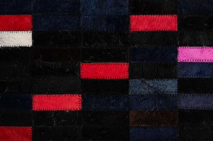5' 2 x 8' Cowhide - Patchwork Rug