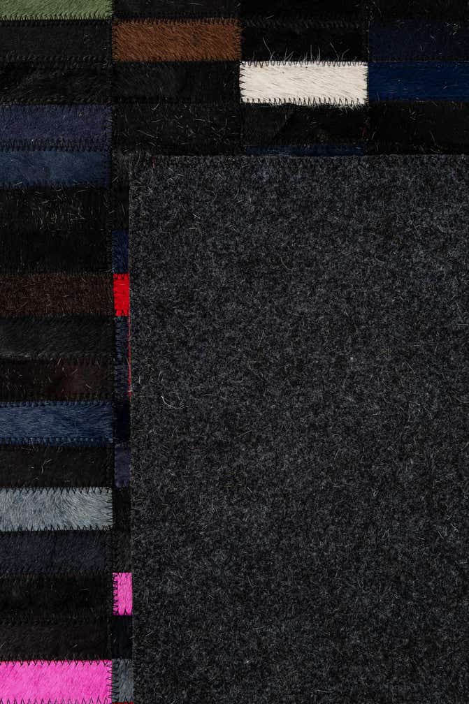 5' 2 x 8' Cowhide - Patchwork Rug