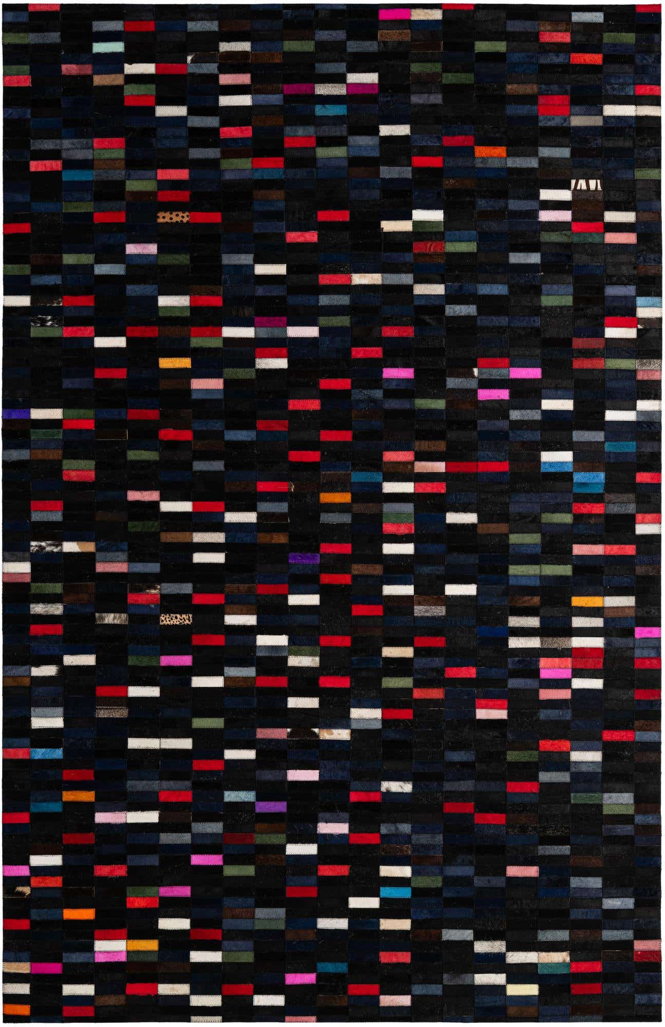 5' 2 x 8' Cowhide - Patchwork Rug