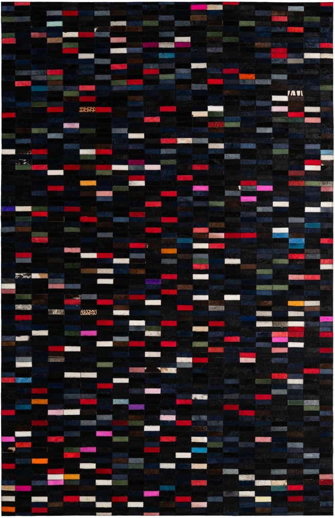 5' 2 x 8' Cowhide - Patchwork Rug