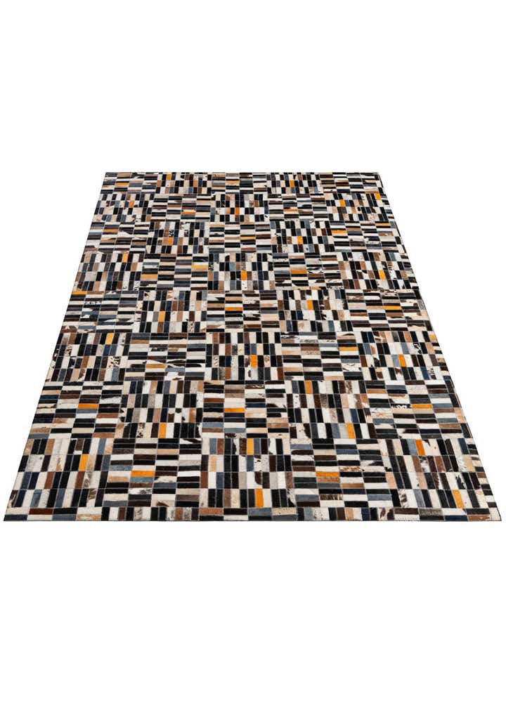5' 1 x 7' 11 Cowhide - Patchwork Rug